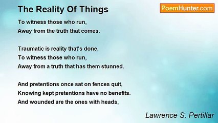 Lawrence S. Pertillar - The Reality Of Things
