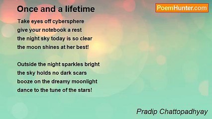 Pradip Chattopadhyay - Once and a lifetime