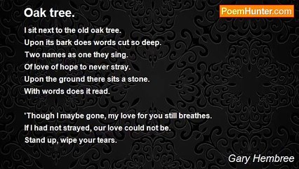 Gary Hembree - Oak tree.