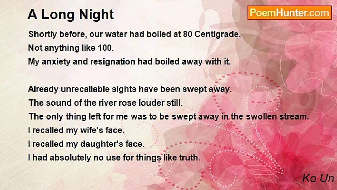 Ko Un - A Long Night