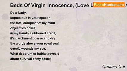 Captain Cur - Beds Of Virgin Innocence, (Love Letters To A Lady Of Renown)