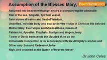 Dr John Celes - Assumption of the Blessed Mary, Ever Virgin (in acrostic)