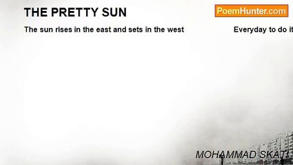 MOHAMMAD SKATI - THE PRETTY SUN
