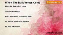 Anthony Di'anno - When The Dark Voices Come