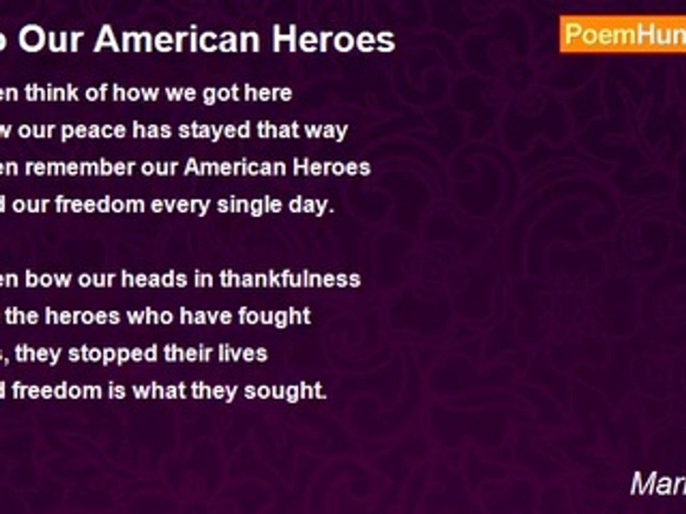 Marilyn Lott - To Our American Heroes