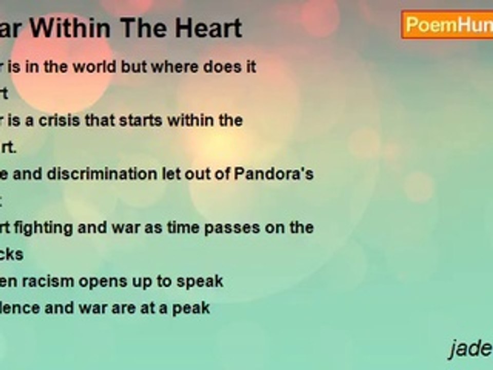 jade Slatyer - War Within The Heart
