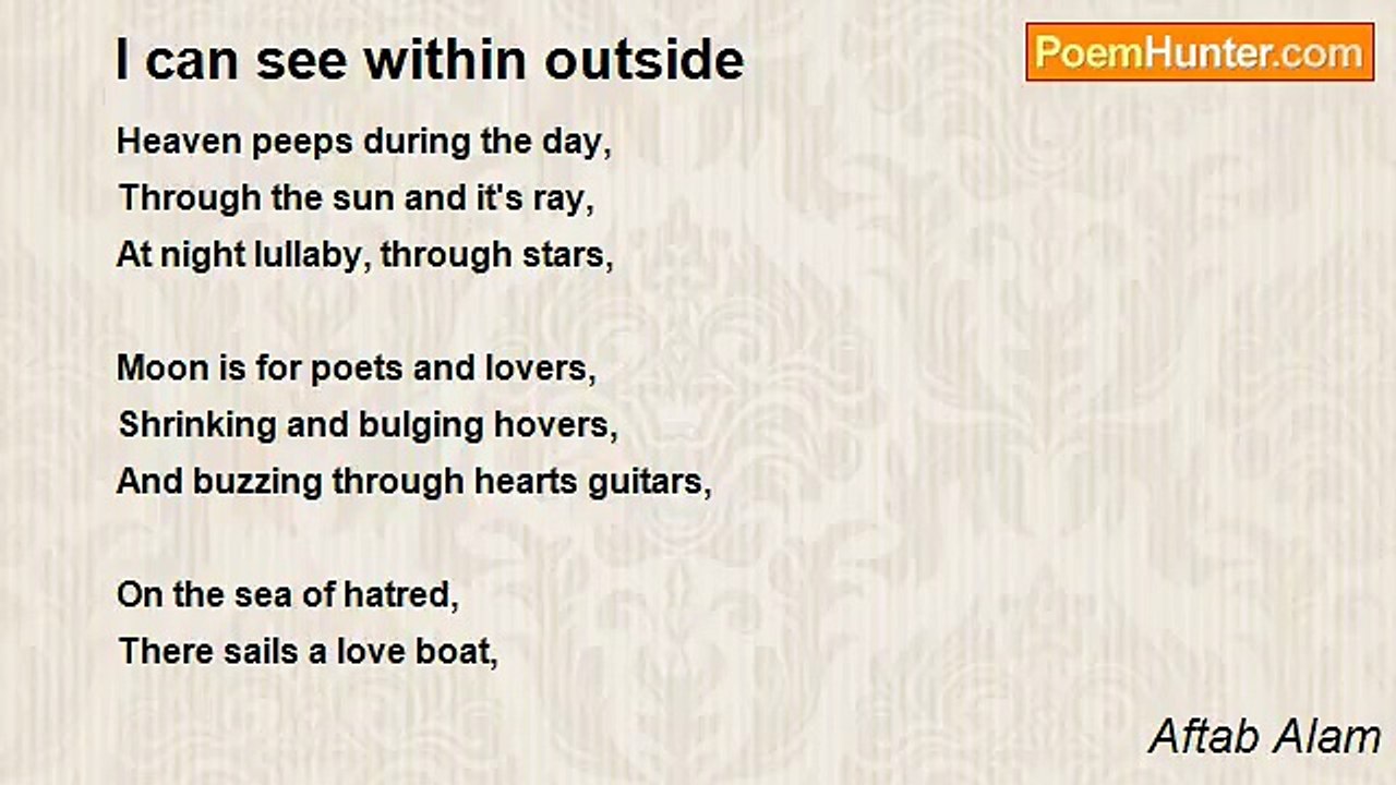 Aftab Alam - I can see within outside