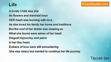 Tayyab Ijaz - Life