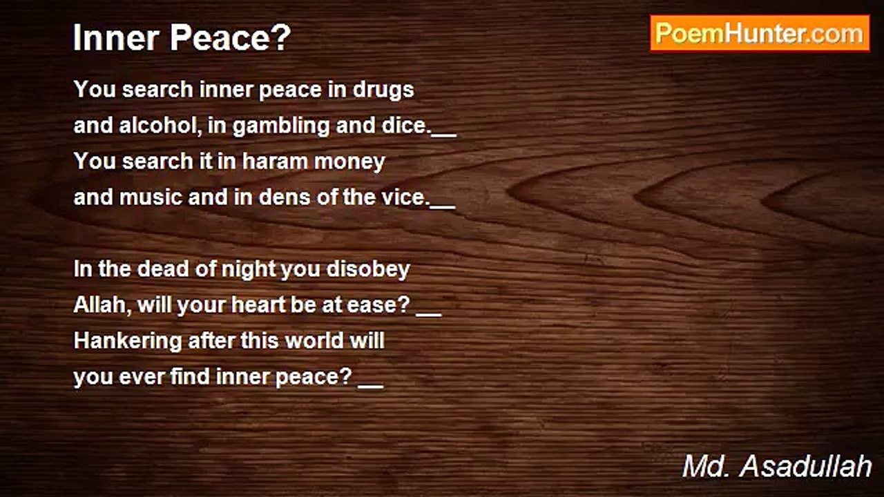 Md. Asadullah - Inner Peace?
