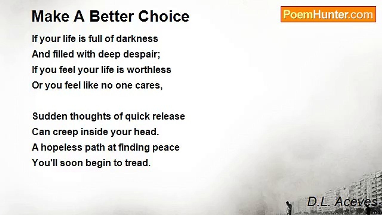 D.L. Aceves - Make A Better Choice