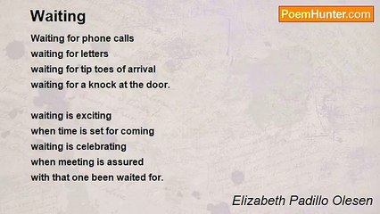 Elizabeth Padillo Olesen - Waiting