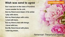 Nehemiah Theophylus Haokip - Wish was send to agree