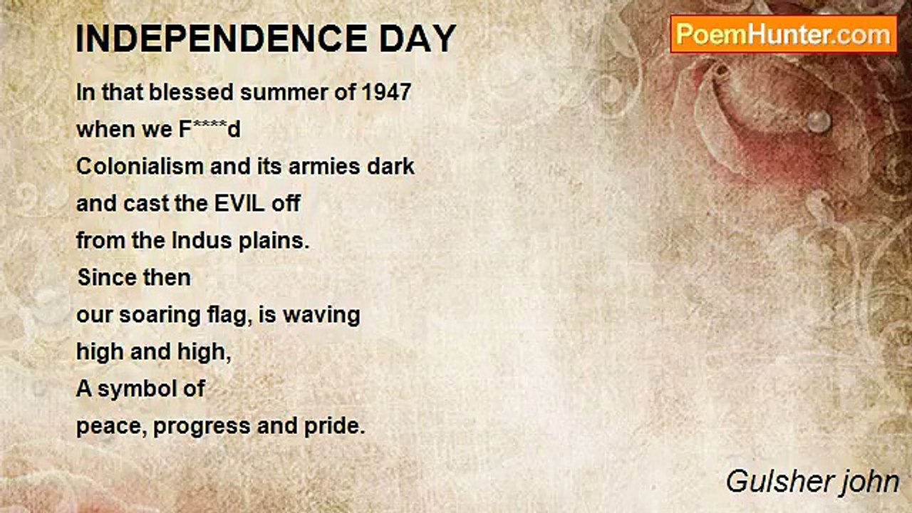gulsher JOHN - INDEPENDENCE DAY