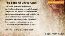 Edgar Albert Guest - The Song Of Loved Ones