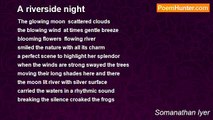 Somanathan Iyer - A riverside night