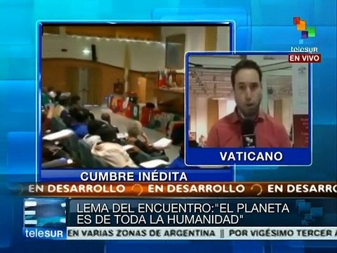 Encuentro Mundial de Movimientos Populares termina este miércoles