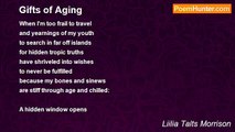 Liilia Talts Morrison - Gifts of Aging