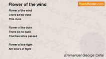 Emmanuel George Cefai - Flower of the wind