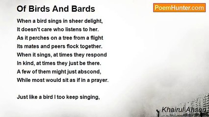 Khairul Ahsan - Of Birds And Bards