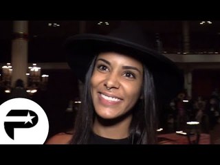 Interview - Shy'm radieuse au défilé Franck Sorbier