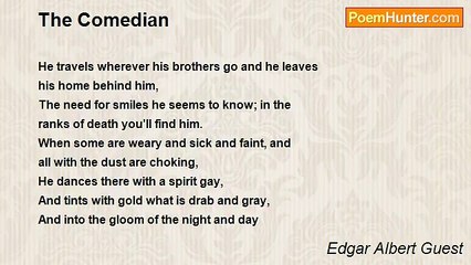 Edgar Albert Guest - The Comedian