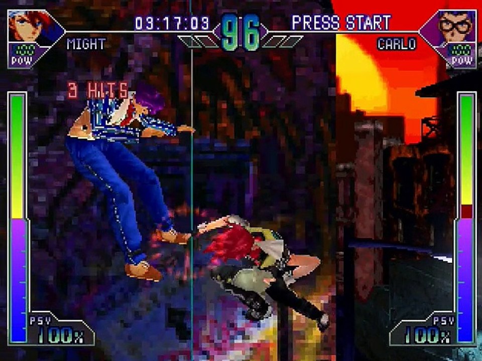 Psychic Force 2 online multiplayer - psx
