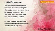 Edgar Albert Guest - Little Fishermen