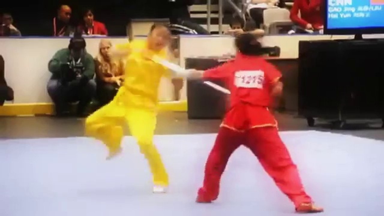 démonstration de wushu