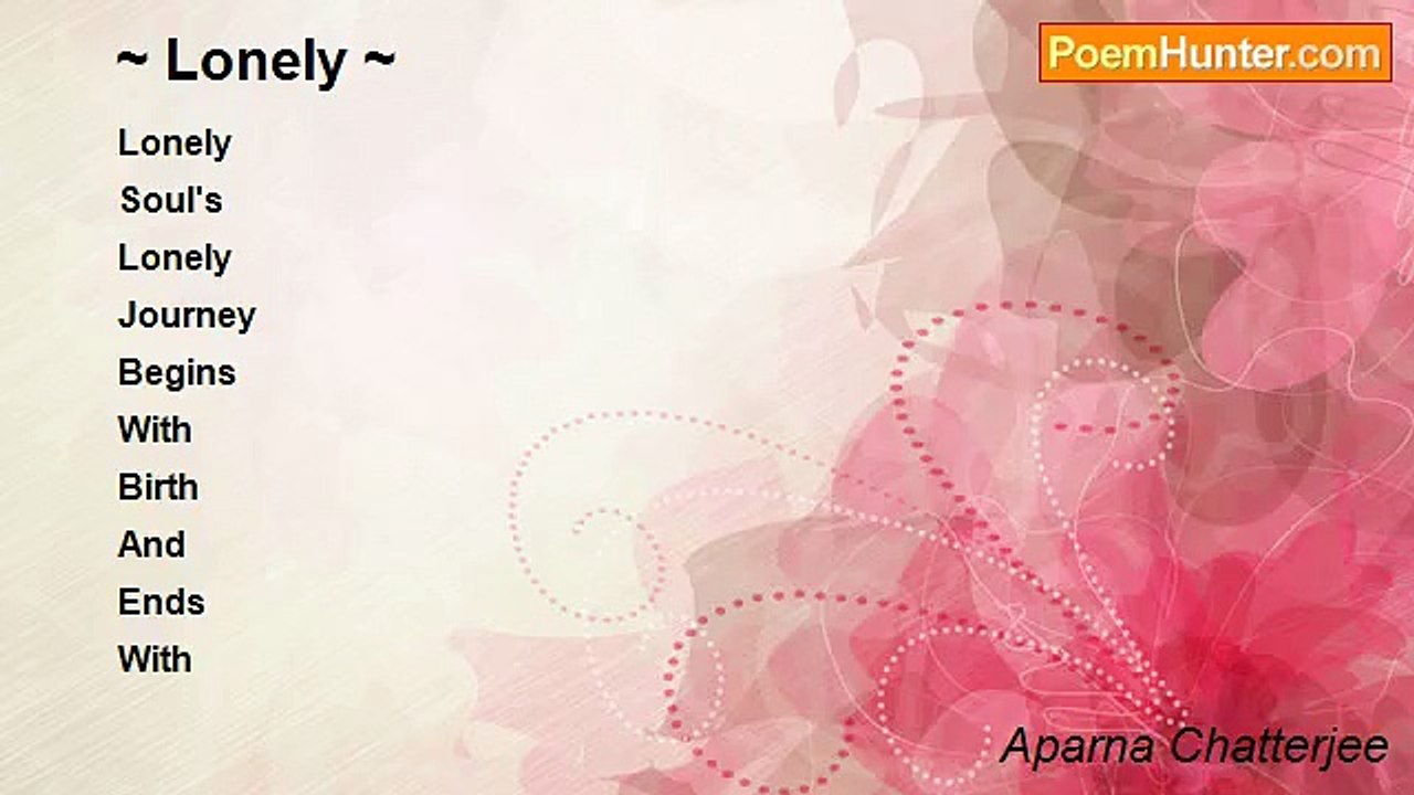 Aparna Chatterjee - ~ Lonely ~