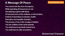 Muhammad Shanazar - A Message Of Peace