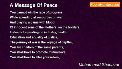 Muhammad Shanazar - A Message Of Peace
