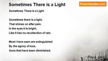 Peya Jakob - Sometimes There is a Light