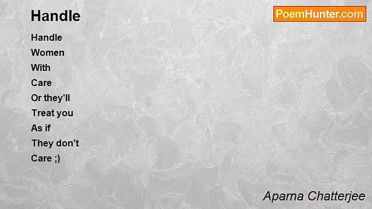 Aparna Chatterjee - Handle
