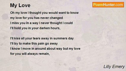 Poetic Lilly Emery - My Love