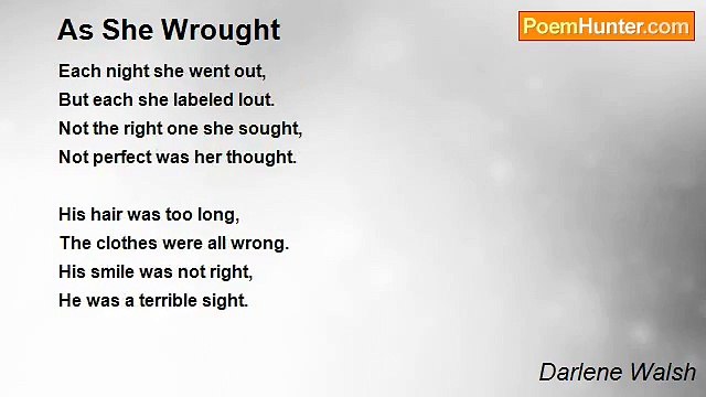 Darlene Walsh - As She Wrought