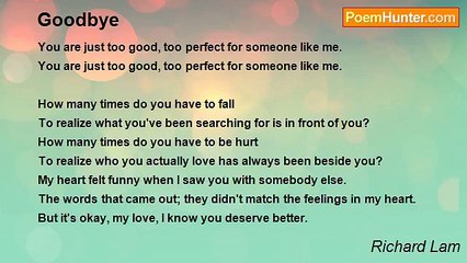 Richard Lam - Goodbye