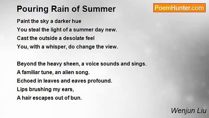 Wenjun Liu - Pouring Rain of Summer