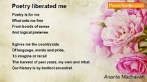 Ananta Madhavan - Poetry liberated me