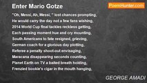 GEORGE AMADI - Enter Mario Gotze