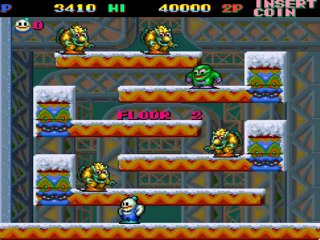 Snow Bros. - Nick & Tom online multiplayer - arcade