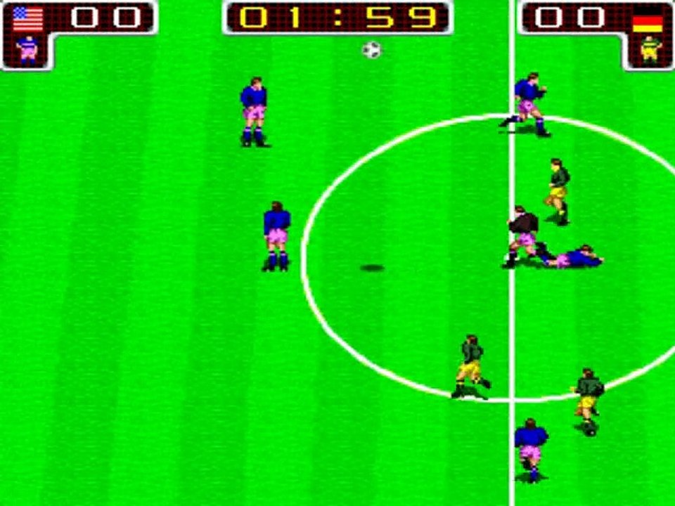 Tecmo World Cup '90 online multiplayer - arcade