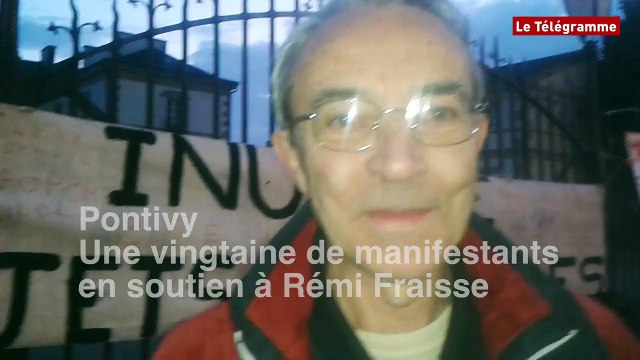 Pontivy. Une vingtaine de manifestants en soutien à Rémi Fraisse
