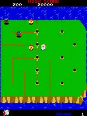 Dig Dug II online multiplayer - arcade