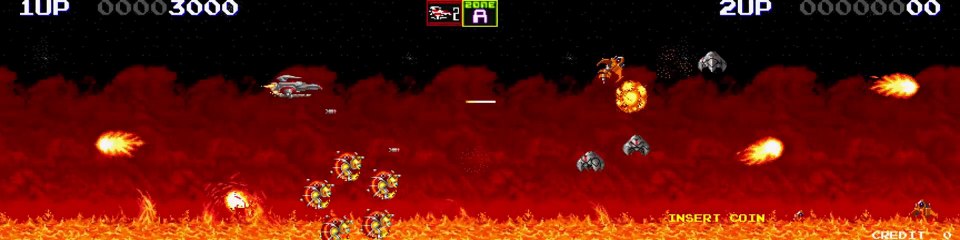 Darius II online multiplayer - arcade