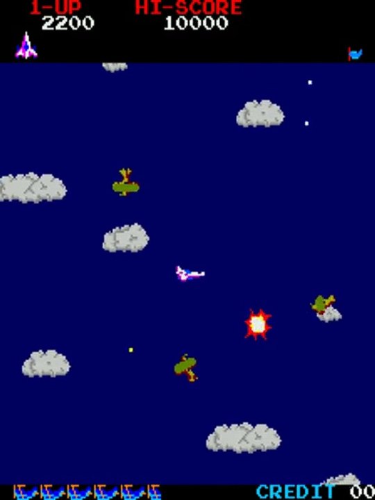 Time Pilot online multiplayer - arcade
