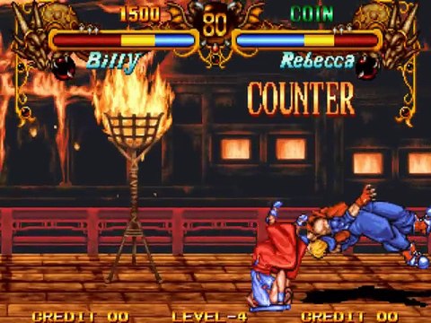 Double Dragon online multiplayer - neo-geo