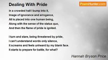 Hannah Bryson Price - Dealing With Pride