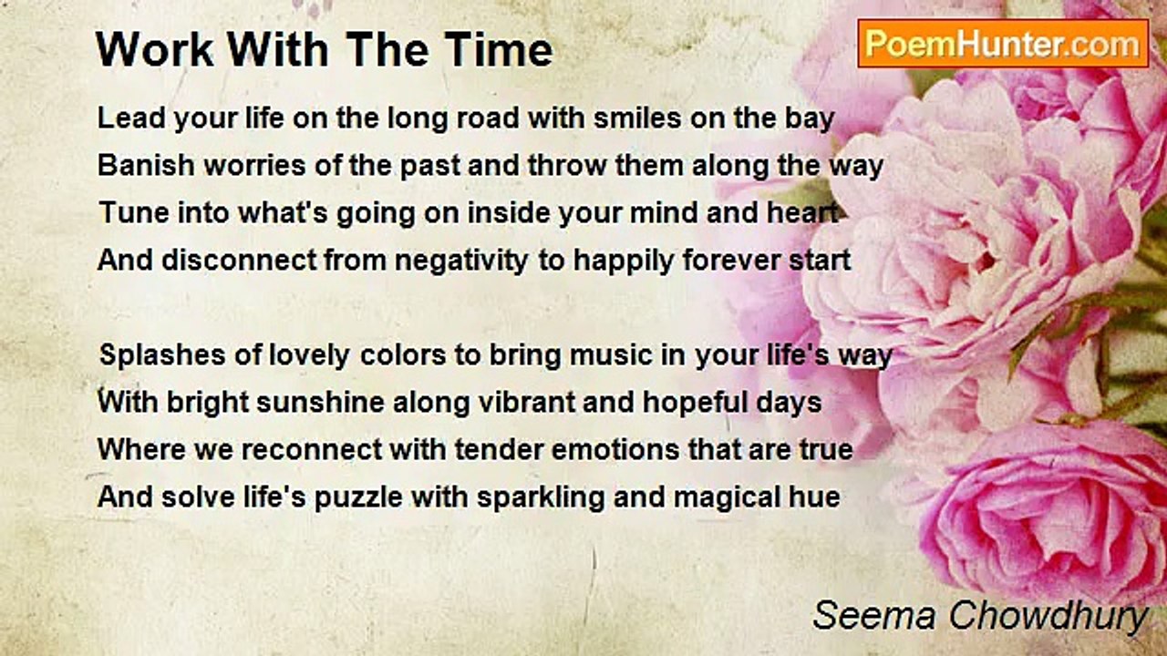 Seema Chowdhury - Work With The Time