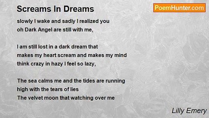 Poetic Lilly Emery - Screams In Dreams