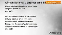 Chinedu Dike - ANC And The  struggle.